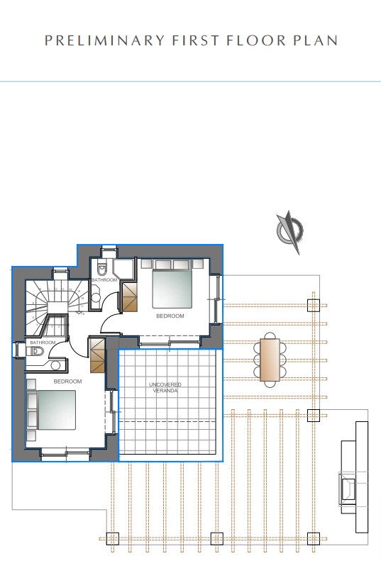 Floorplan for 3-bedroom Villa, Kissamos, Creete, Greece