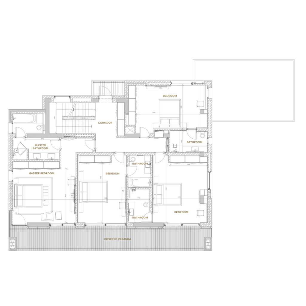 Floorplan for 4-bedroom Villa, Ayia Napa, Famagusta, Cyprus