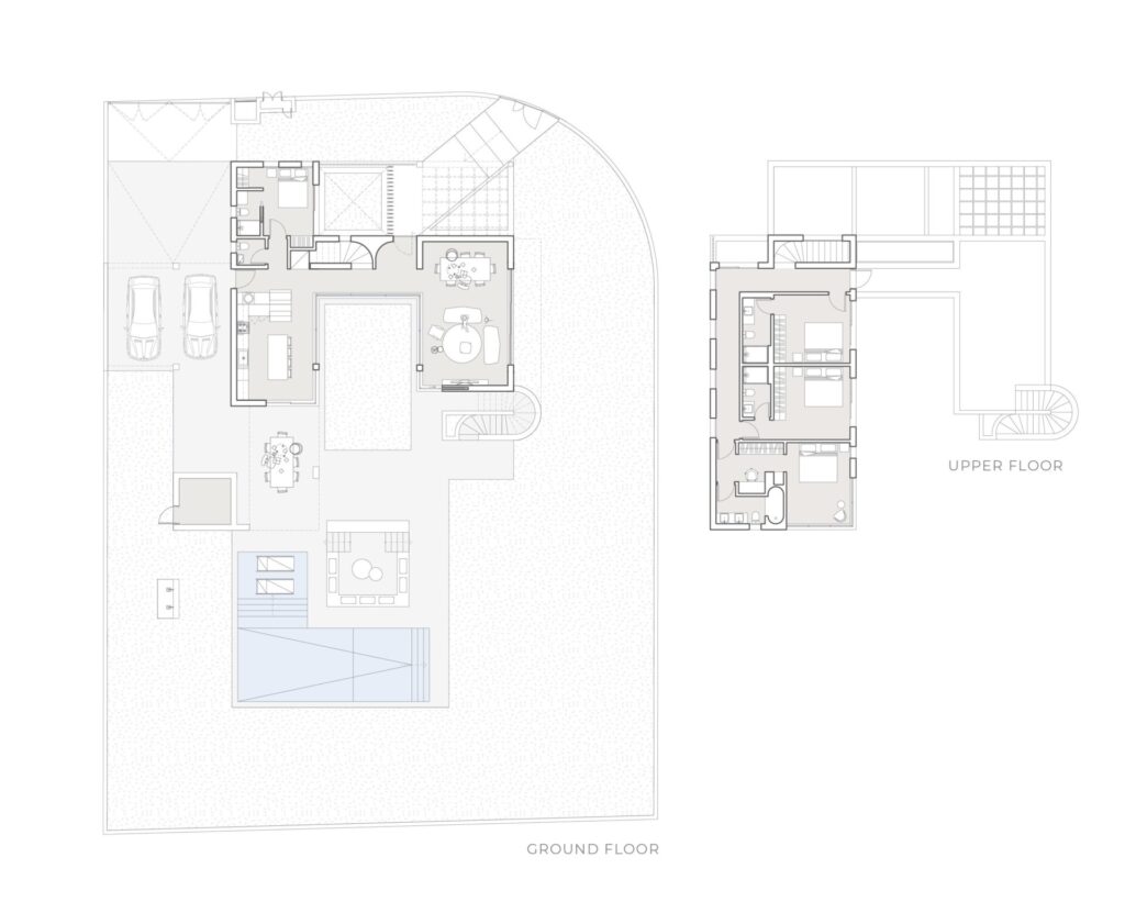 Floorplan for 3-bedroom Villa, Pervolia, Larnaca, Cyprus