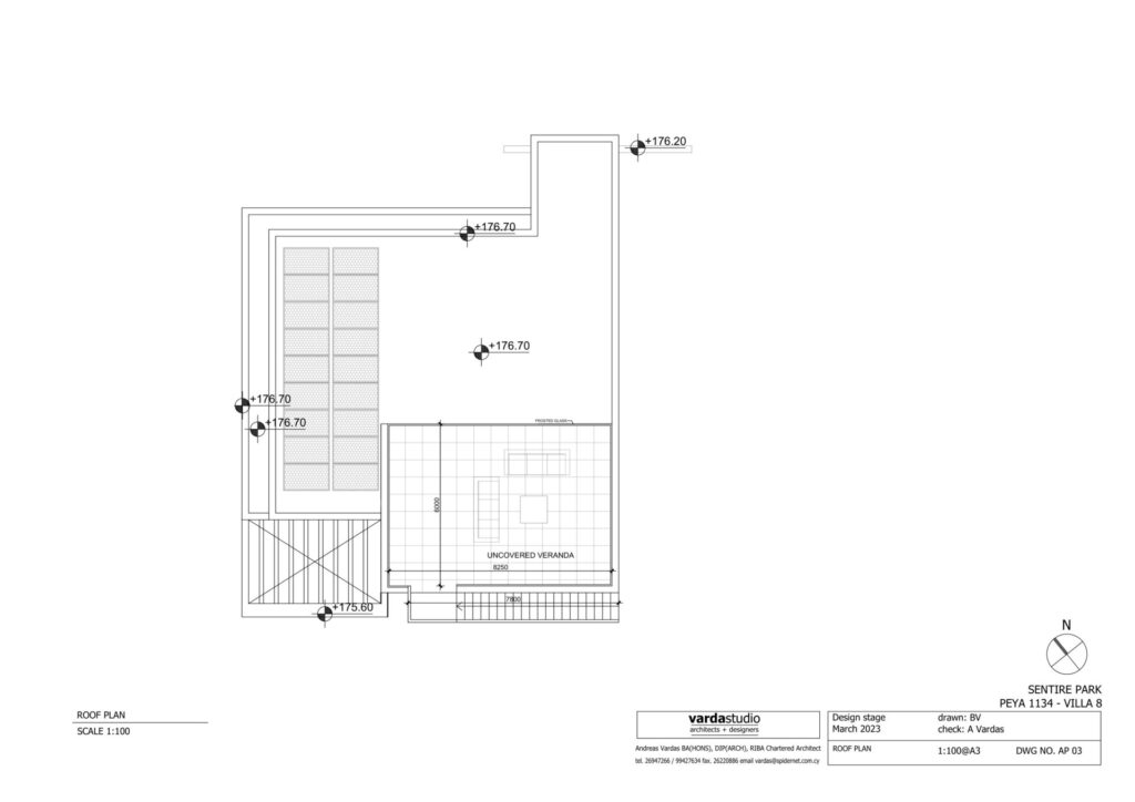 Floorplan for 4-bedroom Villa, Peyia, Paphos, Cyprus