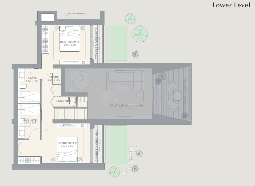 Floorplan for 3-bedroom Villa, Kallepia, Paphos, Cyprus