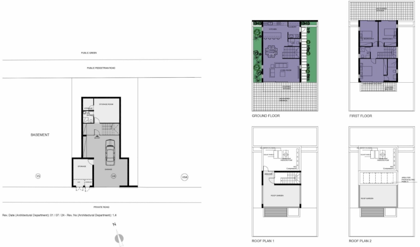 Floorplan for 3-bedroom Villa, Pafos, Paphos, Cyprus