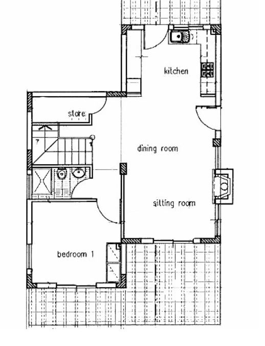 Floorplan for 3-bedroom Detached Villa, Ayia Thekla, Famagusta, Cyprus